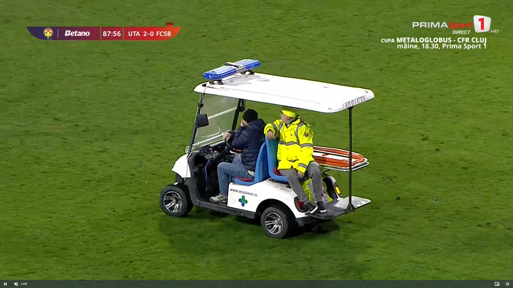 Incident șocant în meciul UTA - FCSB! A părăsit terenul în lacrimi