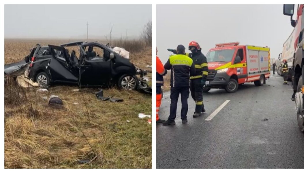 Accident de circulație grav în Timiș: Șase victime mortale și două persoane internate în spital
