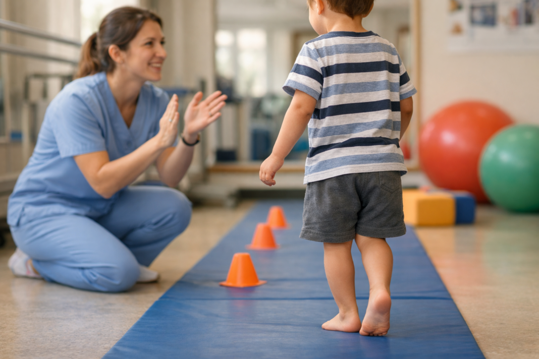 Cum poate ajuta kinetoterapia în mersul pe vârfuri la copiii cu sau fără autism?