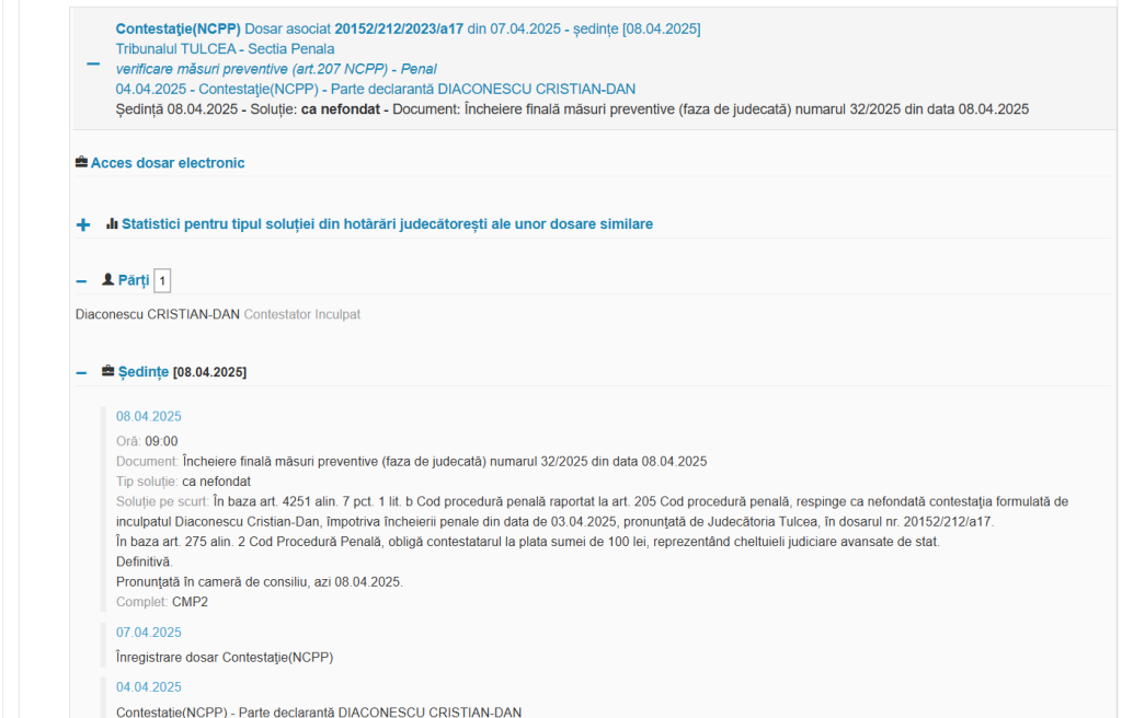 Dosarul „Sex cu minore” al lui Dan Diaconescu a rămas blocat la Tulcea. Ce s-a întâmplat în ultimele 11 luni.