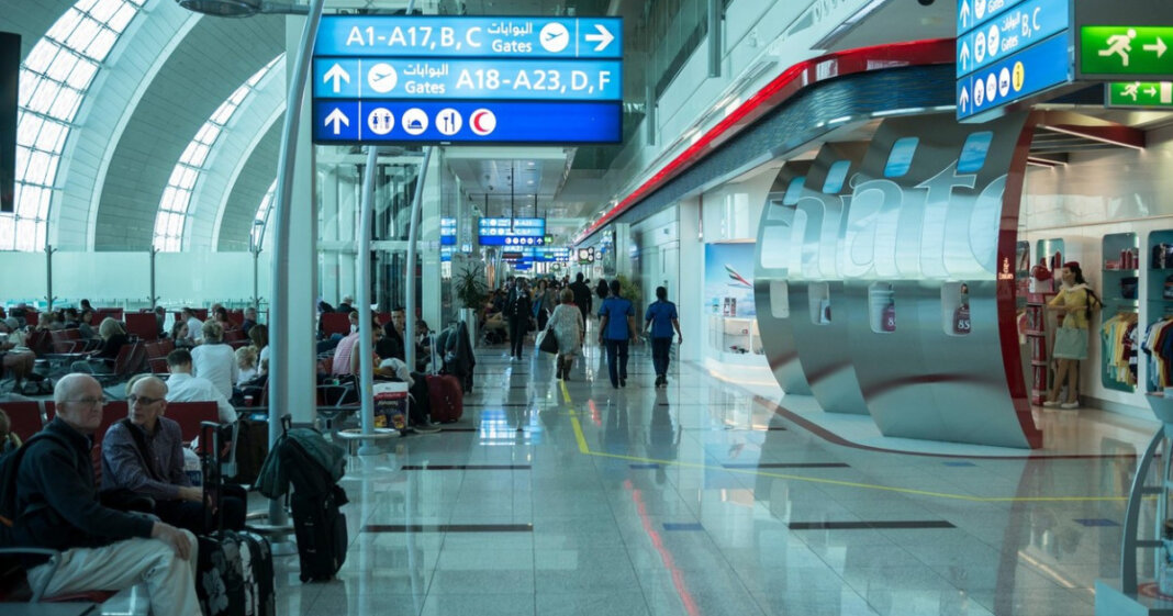 Dubai Airport struck by Iranian drone. All flights halted.