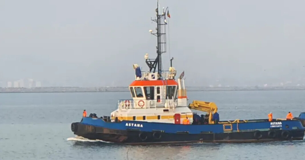 Remorcher scufundat în Portul Midia: o persoană resuscitată, alte cinci kemungkinan pe navă