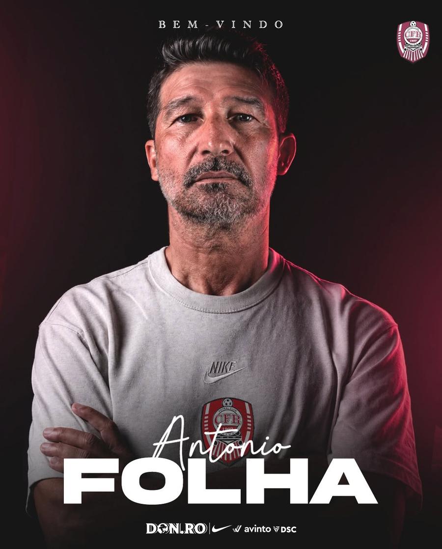 CFR Cluj își dezvăluie noul tehnician: „Bem-vindo”