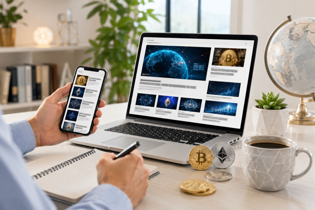 Newslettere zilnice cu știri crypto