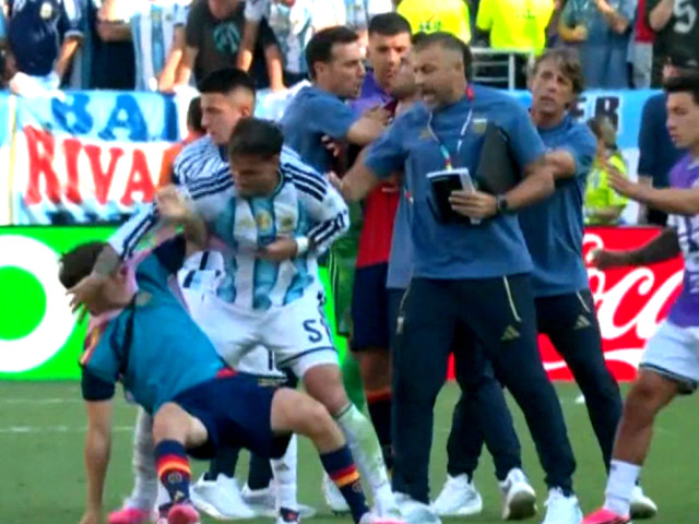 Conflict după Spania - Argentina 1-0: Gavi și Paredes s-au întâlnit! Imagini uluitoare