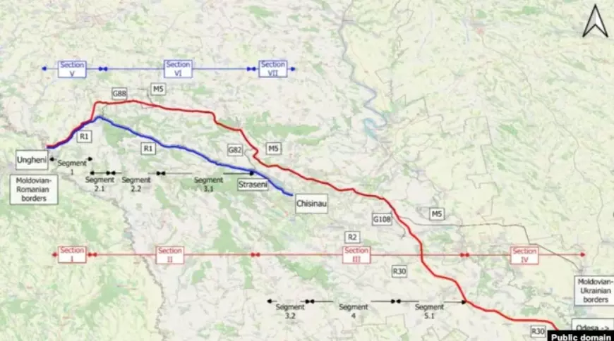 Autostrada A8: Ruta Târgu Mureș – Ungheni – Chișinău din România în Ucraina Autostrada A8: Ruta Târgu Mureș – Ungheni – Chișinău din România în Ucraina